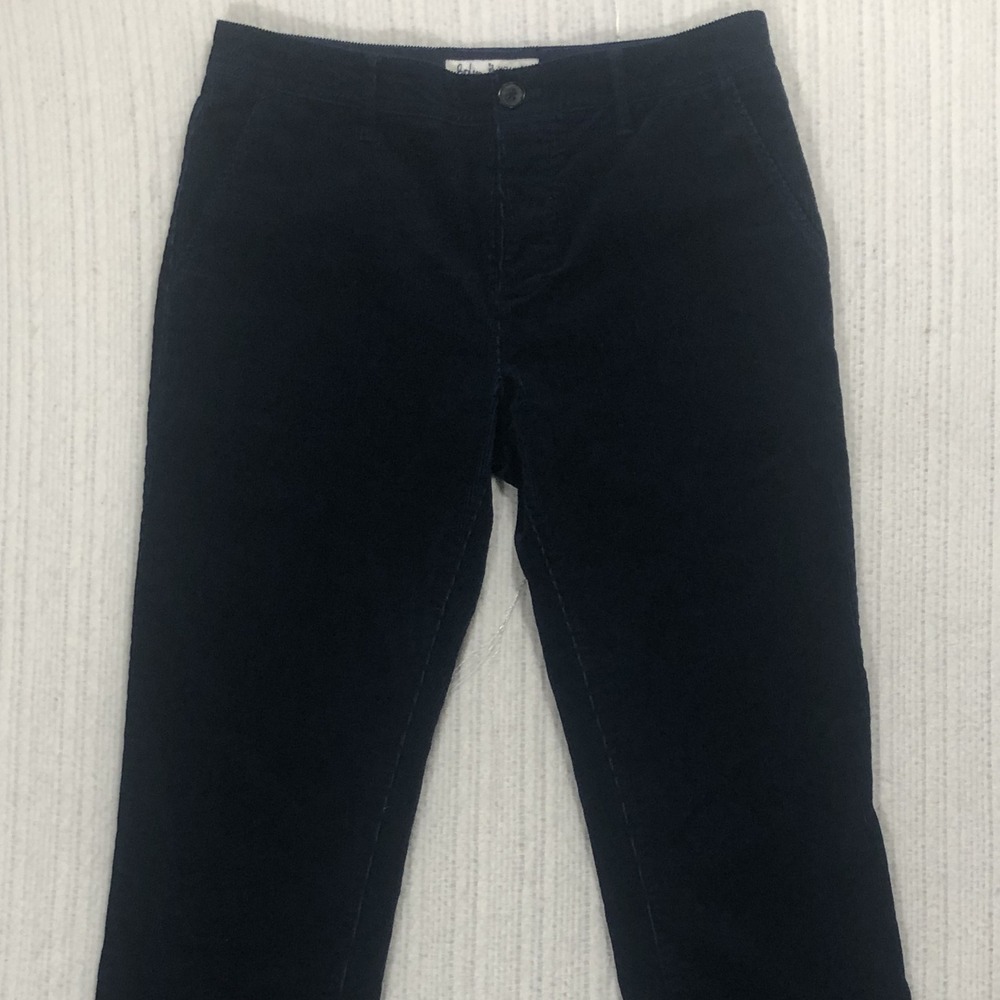Boden Slim Fit Navy Blue Corduroy Pants Men's Size W34 L32‎